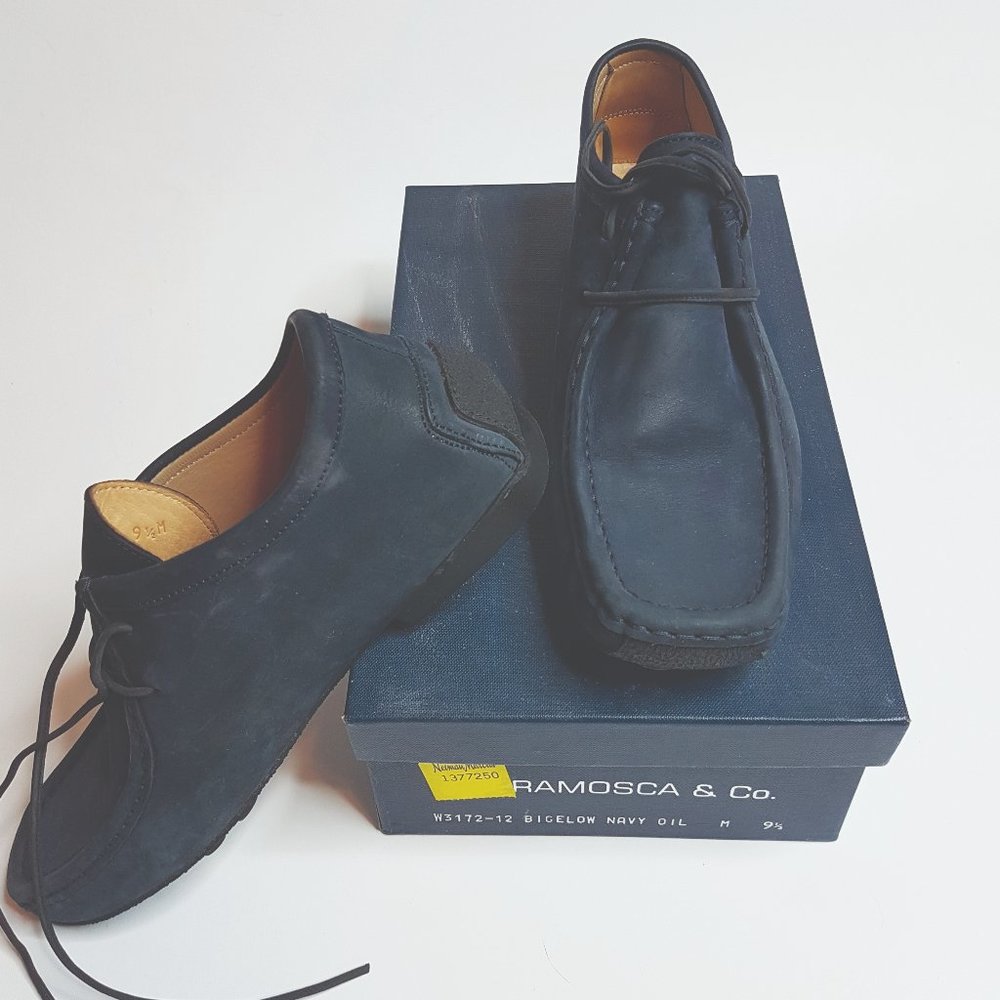 Neiman Marcus x FIERAMOSCA & CO. Bigalow Oil Blue, size 9.5 | PRE-OWNED